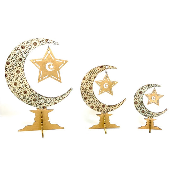 Cream Arabesque Moon