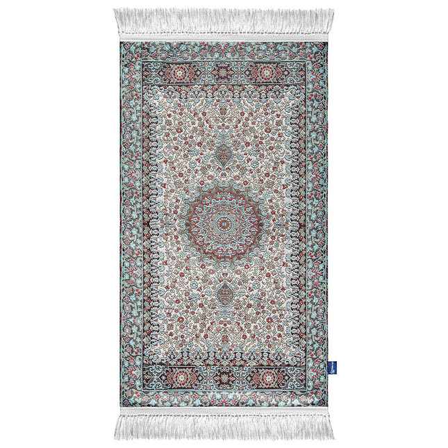 Skylight Persian Naseej prayer mat with traditional woven design

