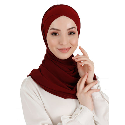 Premium Ecardin Chiffon Shawl – Elegant and Versatile Chiffon Shawl for Any Occasion