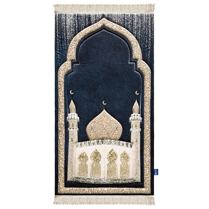 Blue Shimmer Premium Prayer Mat