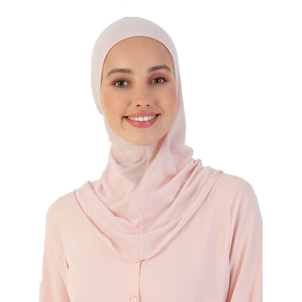 Turkish Neck Undercap for Amira Hijab: Effortless Elegance and Comfort in One Piece