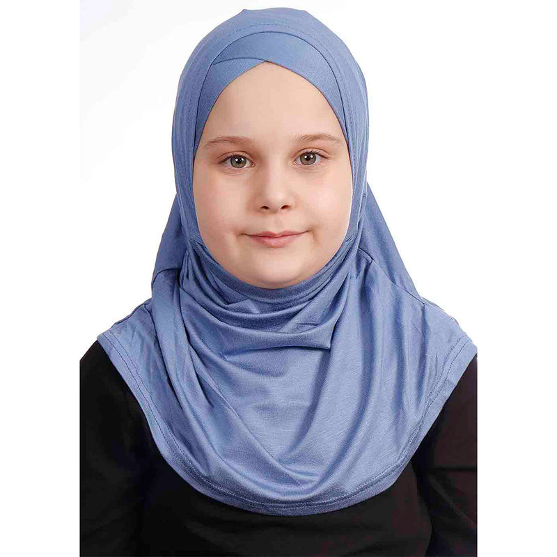 Turkish Girls' Muslim Islamic Scarf Practical Ecardin - Hijab Headscarf for Kids