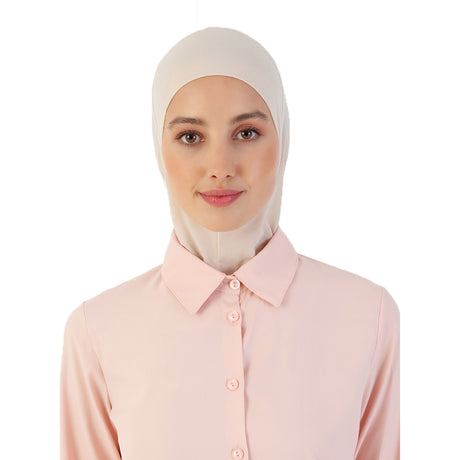 Turkish Neck Undercap for Amira Hijab: Effortless Elegance and Comfort in One Piece