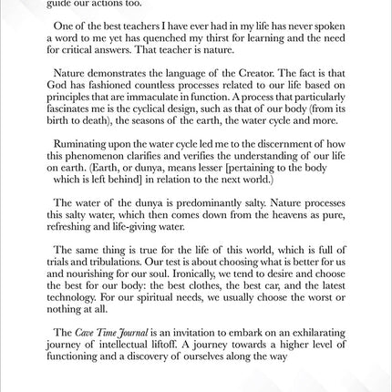 Cave Time Journal