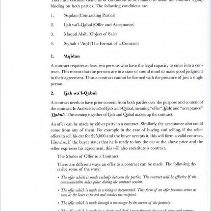 The Principles of Dealings & Transactions - Usul ul-Fiqh Muamalat أصول فقه المعاملات