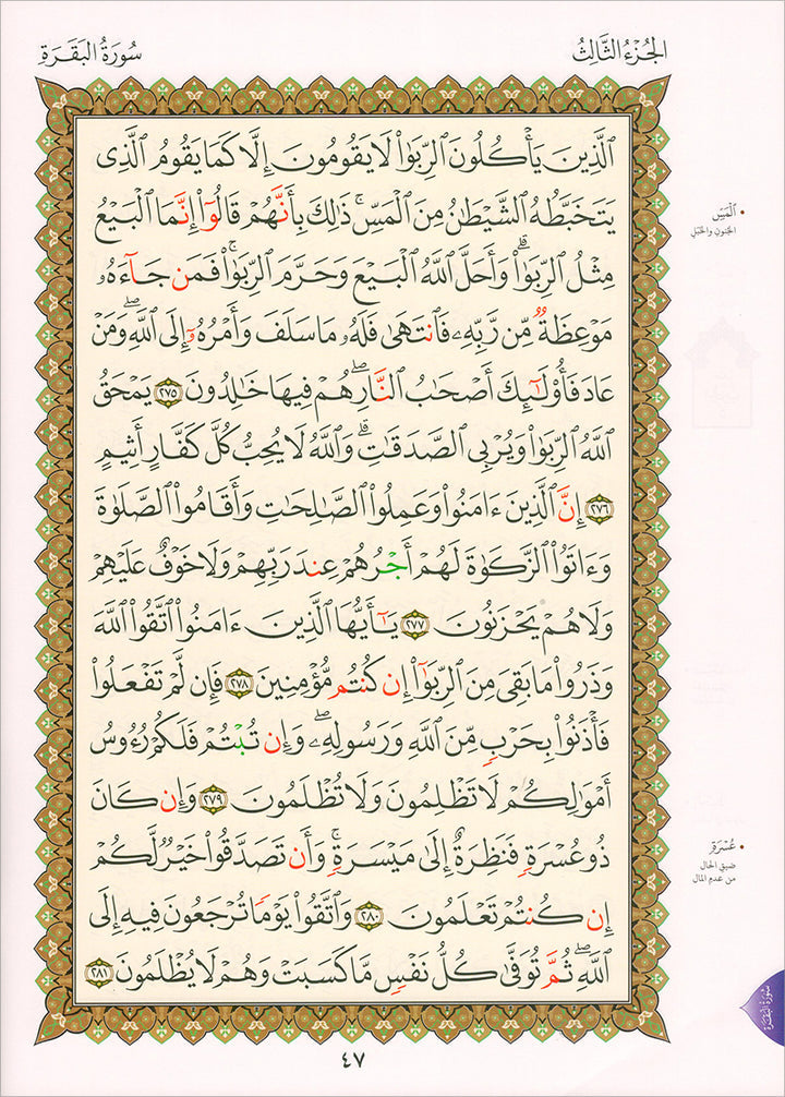 Al-Qaida Al-Nouraniyah and its Applications to Al-Zahra: Surat Al-Baqarah القاعدة النورانية وتطبيقاتها على الزهراء الأولى سورة البقرة