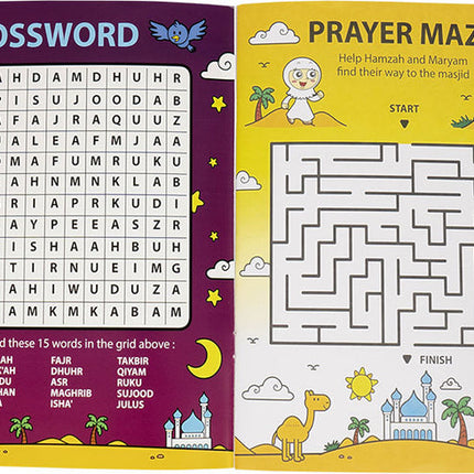 My Salah Mat for Kids – Smart Interactive Prayer Mat for Learning Salah, Surah, Wudu & Duas, 10 Languages, 25 Touch Keys (Blue)