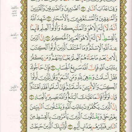 Al-Qaida Al-Nouraniyah and its Applications to Al-Zahraween (Surat Al-Baqarah and Al-Imran, Size: 11.2" X 8.2")