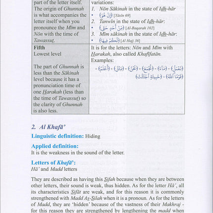 The Enlightenment - Tajweed Rules (English)