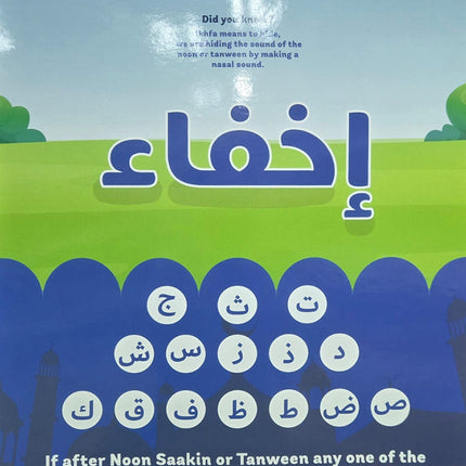 An Nasihah Tajweed Posters A3 (Set of 7 Posters)