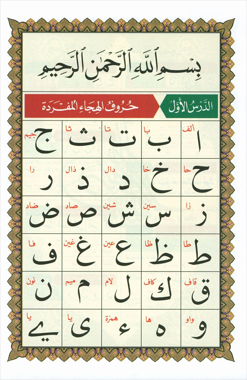 Al-Qaidah An-Noraniah implementation: Last Tenth of the Holy Qur'an with Suratul-Fatihah for Beginners (Small Book) (South Asian Script)