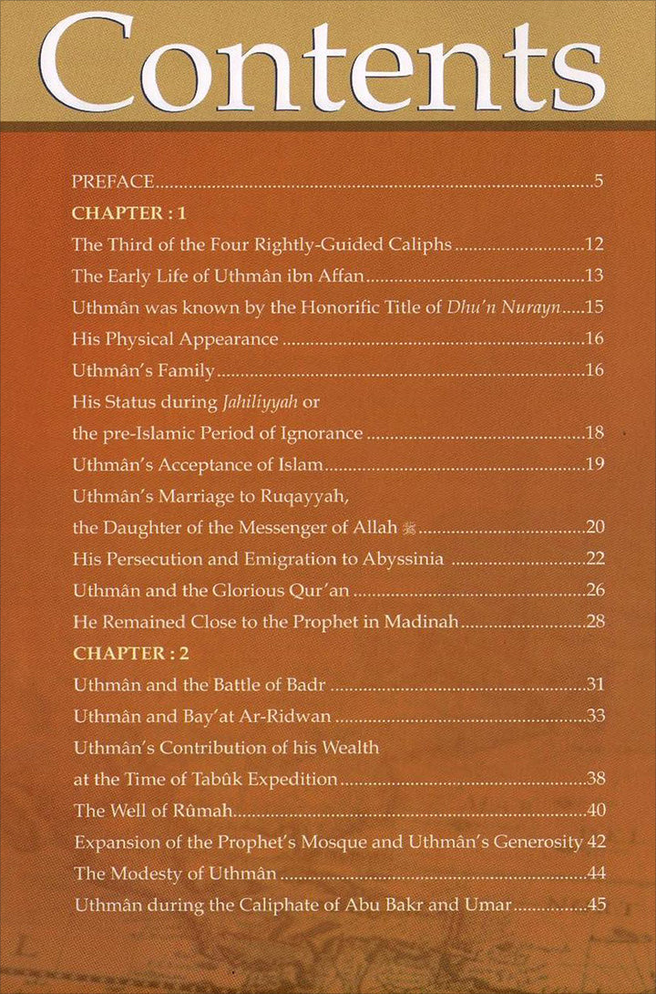History of Islam - Uthman ibn Affan (R): Volume 3