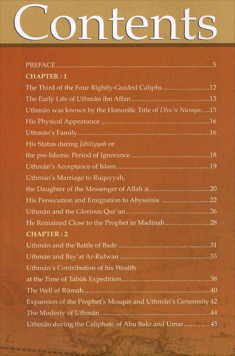 History of Islam - Uthman ibn Affan (R): Volume 3
