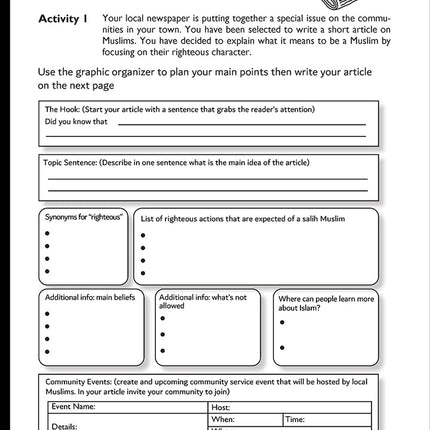 Iqra' Wise (Weekend Islamic School Excellence) Workbook: Grade six