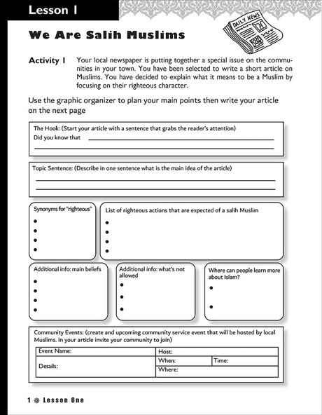 Iqra' Wise (Weekend Islamic School Excellence) Workbook: Grade six