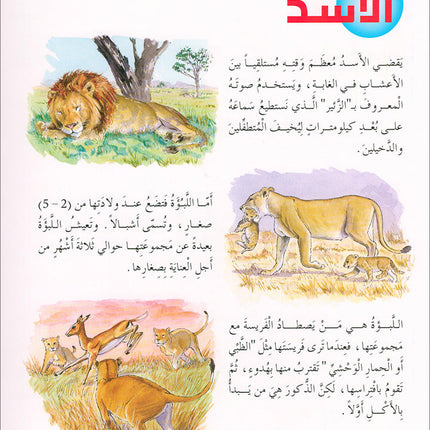 Animal's World series (Set of 6 books) سلسلة عالم الحيوانات