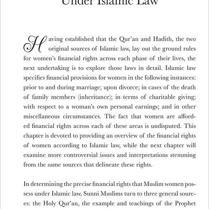 The Wealth of Women: Understanding Islamic Financial Laws