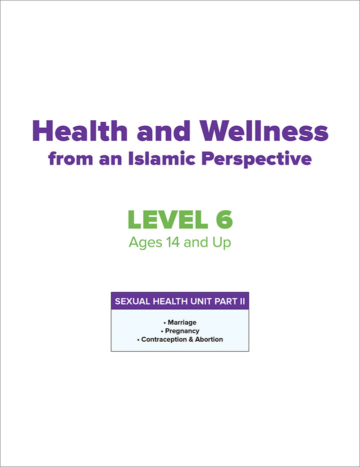 Health and Wellness - from an Islamic Perspective, Level 6