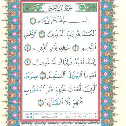 Tajweed Qur'an (Whole Qur'an in 30 Individual Juz', 7" x 10", with Leather Case – Case Color May Vary) مصحف التجويد