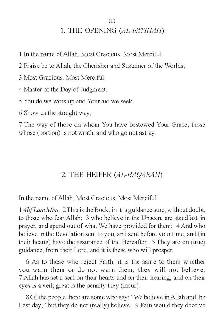 The Holy Quran (Medium Size, Paperback) (Translation By Abdullah Yusuf Ali)