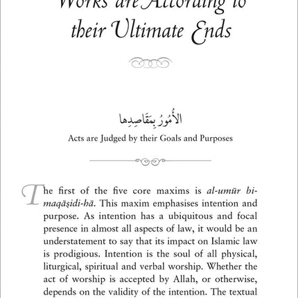 A Treasury of Sacred Maxims: A Commentary on Legal Principles