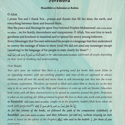 Kalimah Tayibah Textbook: Level 4 (English Edition)