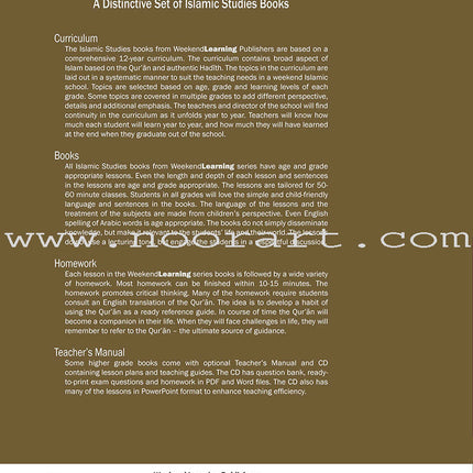 Weekend Learning Islamic Studies: Level 6 (Revised and Enlarged Edition)