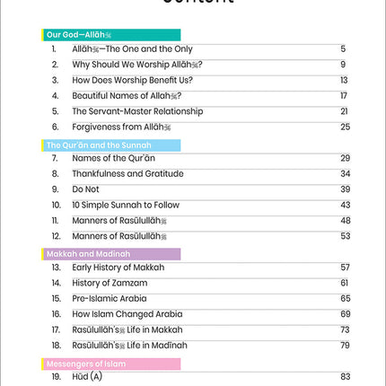 The Message of Islam Workbook: Level 3