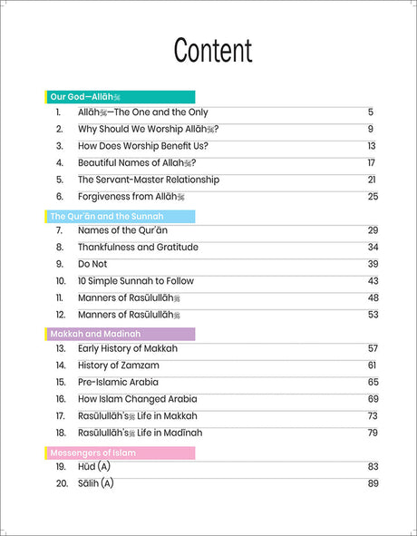 The Message of Islam Workbook: Level 3