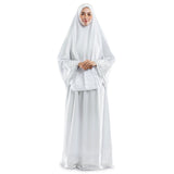 White Dantelle Islamic Prayer Wear