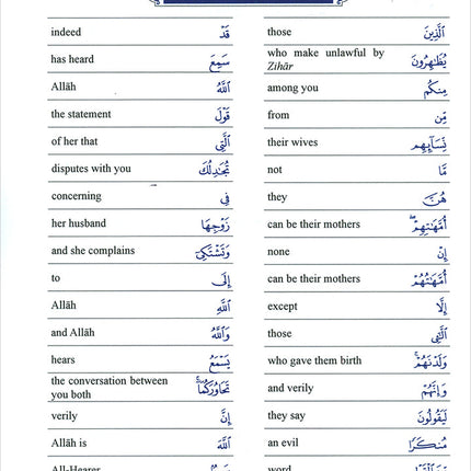 Methodical Interpretation of the Noble Qur'an: Part 28 التفسير المنهجي للقرآن الكريم