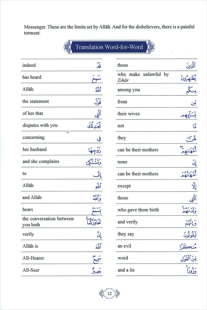 Methodical Interpretation of the Noble Qur'an: Part 28 التفسير المنهجي للقرآن الكريم