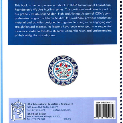 We Are Muslims Workbook: Grade 2