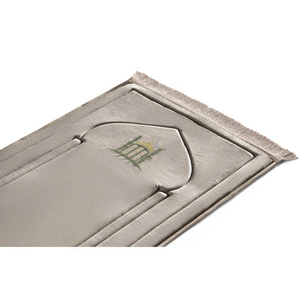 Soft Cream Embroidery Prayer Mat