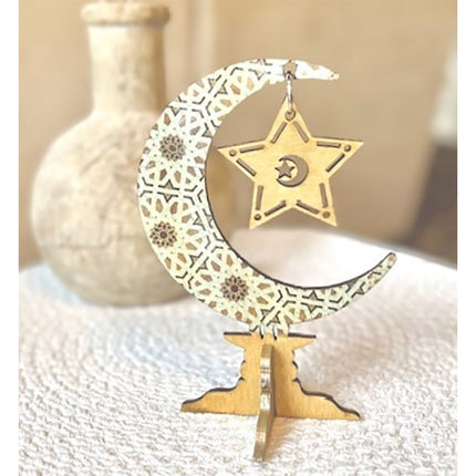 Cream Arabesque Moon