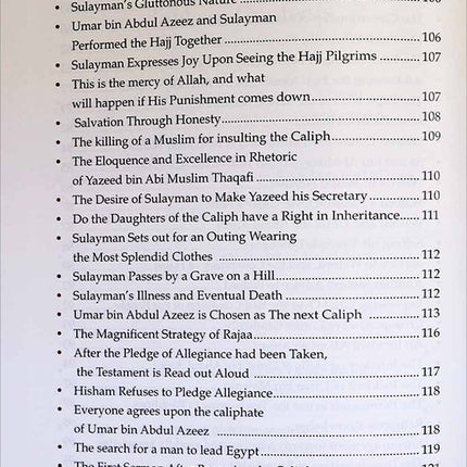 Golden Stories of Umar ibn Abdul Azeez