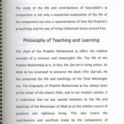 Sirah of Our Prophet Teacher's Manual: Grade 6 (Old Edition)