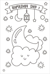 Ramadan Countdown Coloring Book