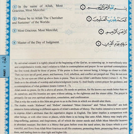 The Holy Qur’an: English translation of the meanings and Commentary
