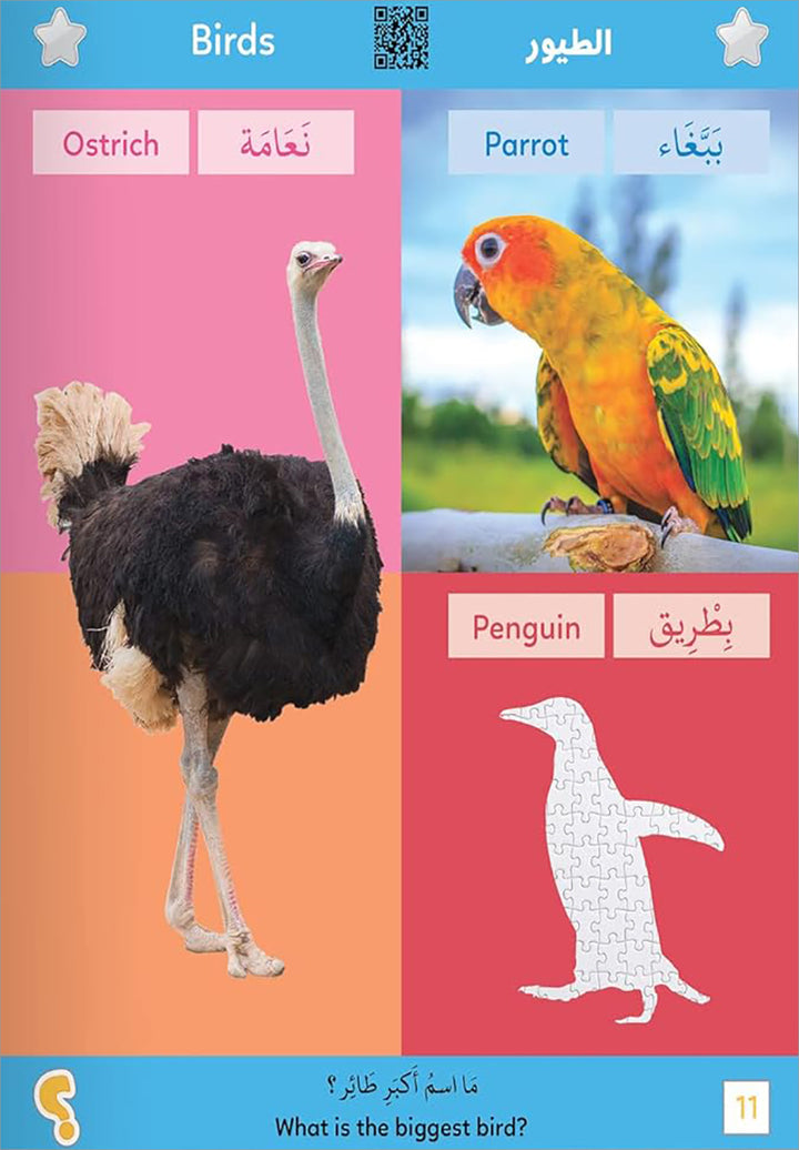 Animal Encyclopedia (Arabic & English Smart Book with QR Codes) موسوعة الحيوان