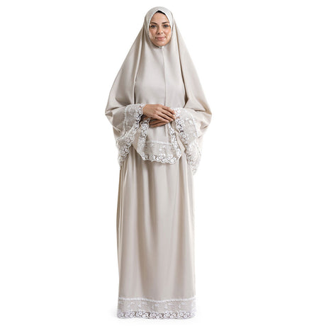 Ivory Elite Islamic Prayer Wear