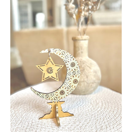 Cream Arabesque Moon