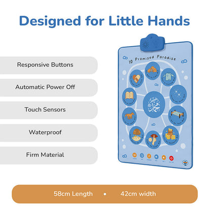 10 Promised Paradise Interactive Islamic Wall Art & Audio Mat