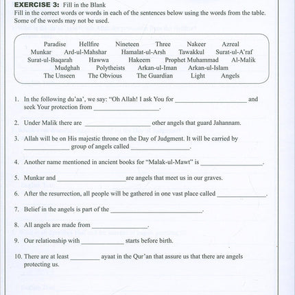 Learning Islam Workbook: Level 2 (8th Grade, Weekend/International Edition