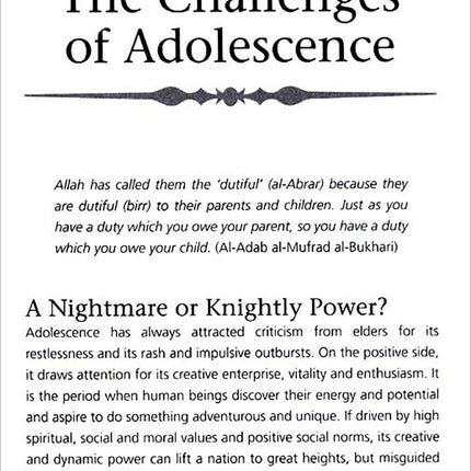 A Guide to Parenting in Islam: Addressing Adolescence