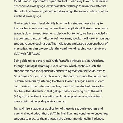 Essential Du'a's & Surahs: Book 1 (Madinah script)