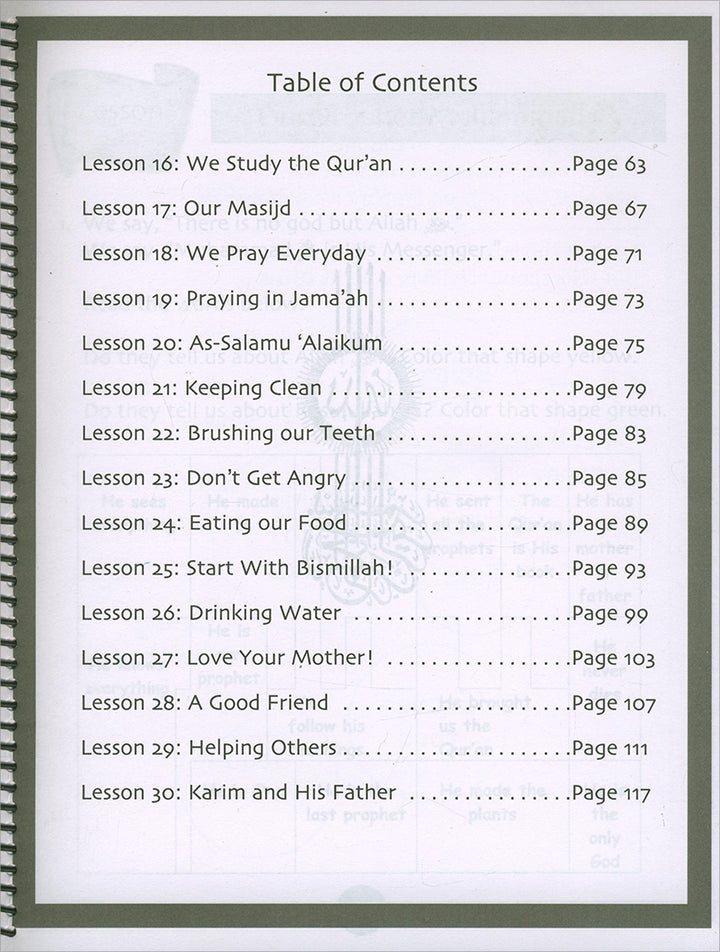 Sirah of Our Prophet Workbook Level 1 (Old Edition)