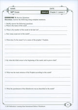 Learning Islam Workbook: Level 4 (10th Grade, Weekend/International Edition