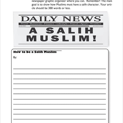Iqra' Wise (Weekend Islamic School Excellence) Workbook: Grade six