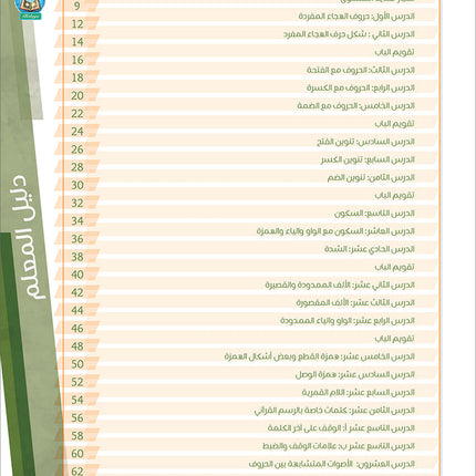 Bidaya Teacher's Guide سلسلة بداية - دليل المعلم